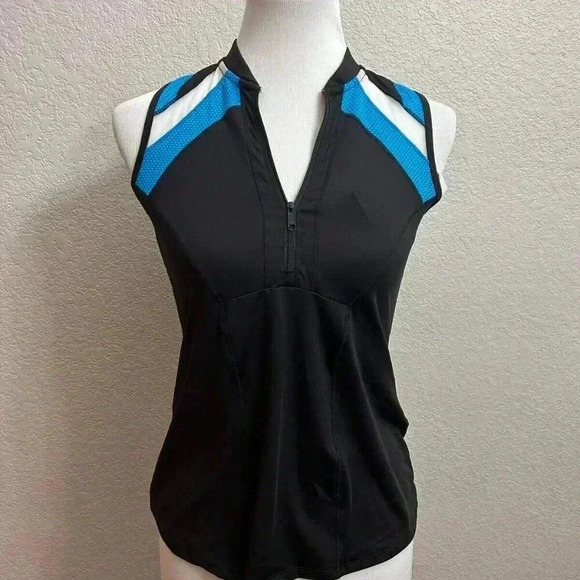 NEW Lucky In Love Golf Pickelball Tennis Athletic Sleeveless Tank Shirt - Picture 1 of 4